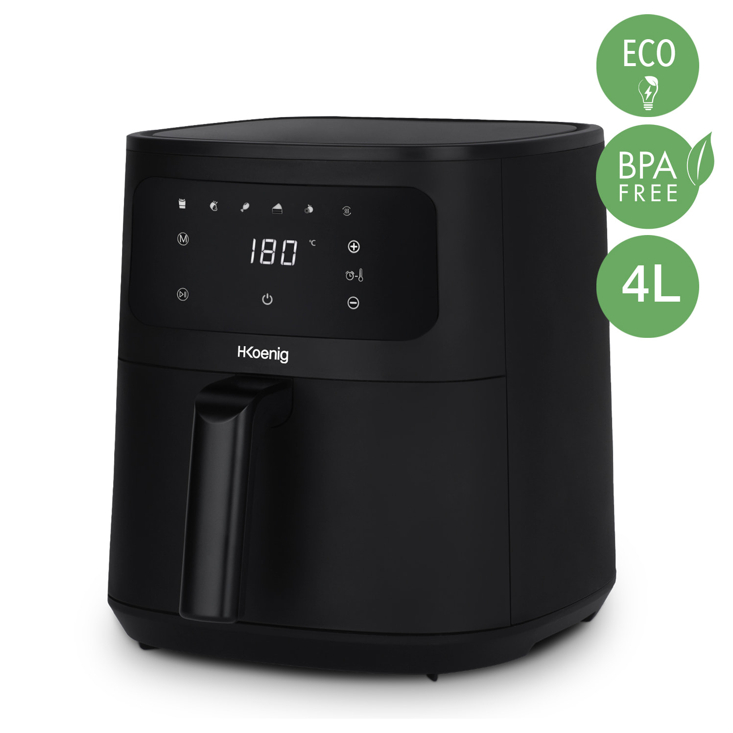 Freidora de aire FRY840 H.Koenig, 4L, 1300W