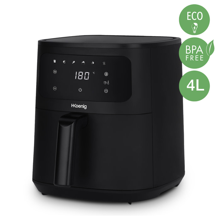 Freidora de aire FRY840 H.Koenig, 4L, 1300W