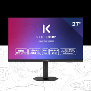 Ecran PC Gamer SKILLKORP M27 27" Fast IPS 4K 320 Hz HDR HDMI 2.1