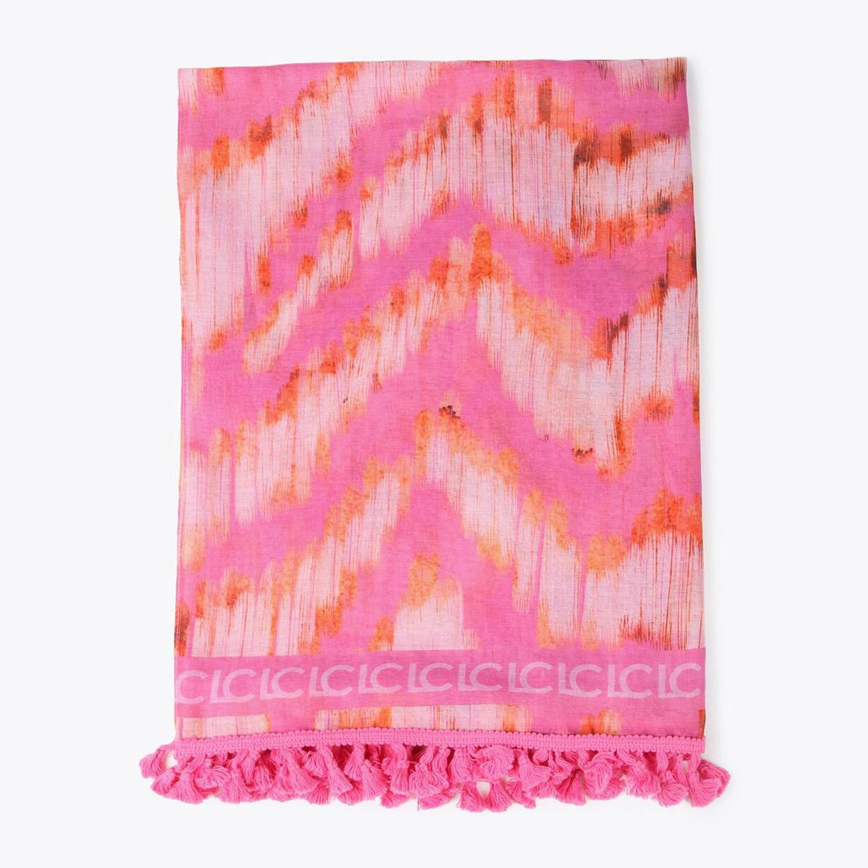 Pareo stampa zebrata rosa