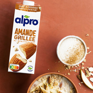 8 x 1L - Alpro - Boisson Végétale - Lait d'Amande Grillée