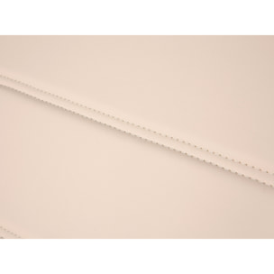Poltrona relax a dondolo Valentina in ecopelle beige