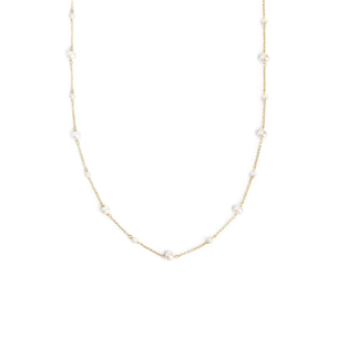 Collana Pearl & Pearls Argento Placcato Oro