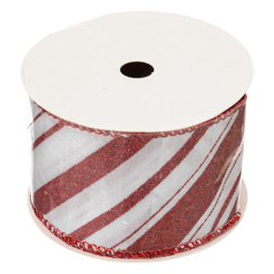Lot de 3 ruban tissé 5 mm l.3 m polyester assorti