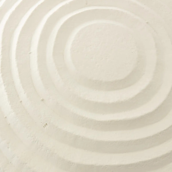 Objet déco d'extérieur Bili boule D42cm blanc