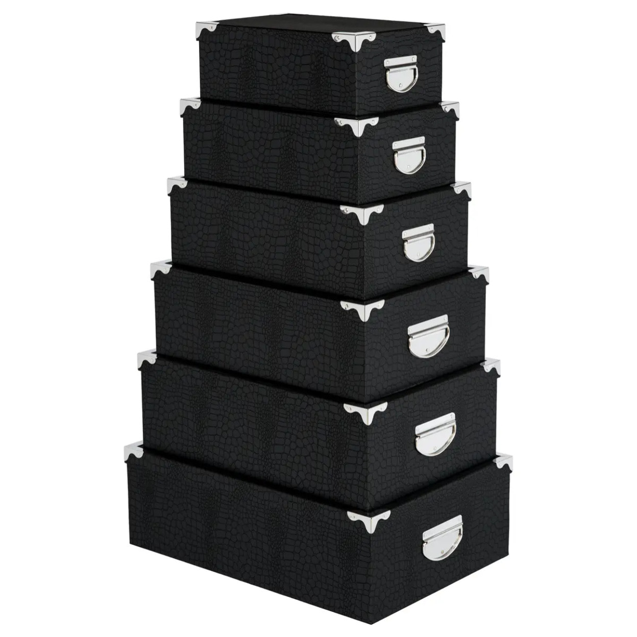 Lot de 6 boîtes crocos
