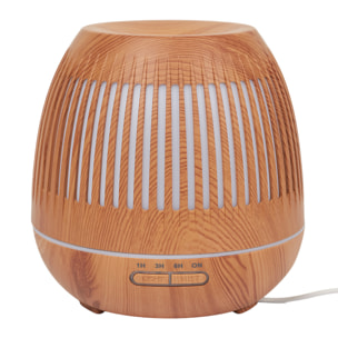 Diffuseur - HOME DECO FACTORY - Lantern - Huiles Essentielles - LED - Marron