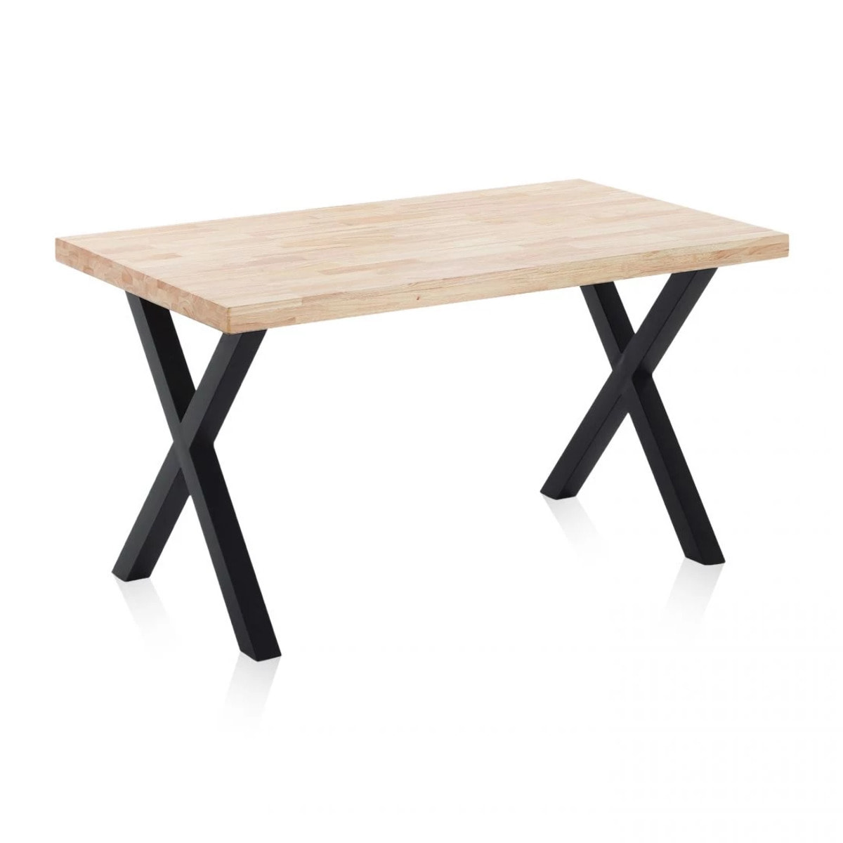 Mesa de comedor X-Loft 140 Roble salvaje - Negro