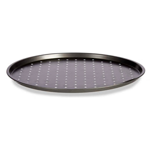 DAM TEGLIA DA FORNO PIZZA 33 CMS 33x33x1 Cm. Grigio