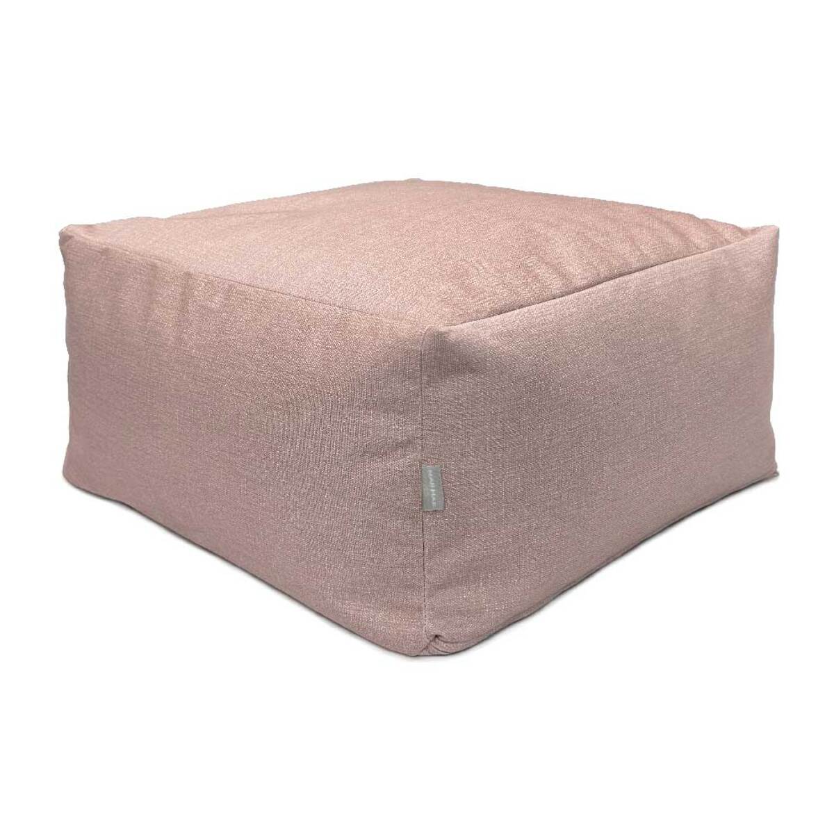 Puff desenfundable PANDA rosa 50x50x25 cm. Disponible en varios colores