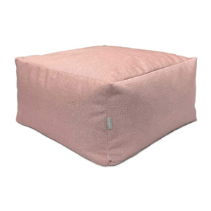 Puff desenfundable PANDA rosa 50x50x25 cm. Disponible en varios colores