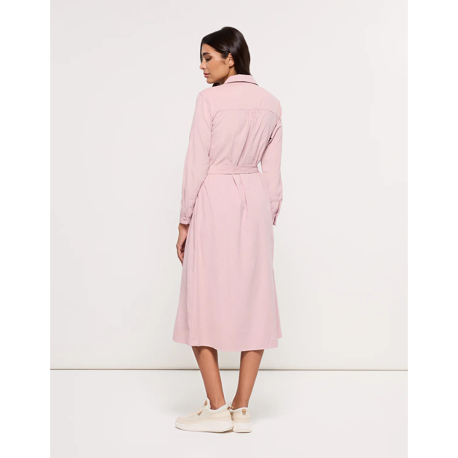 Vestido Midi Rosa Palo - Veronico