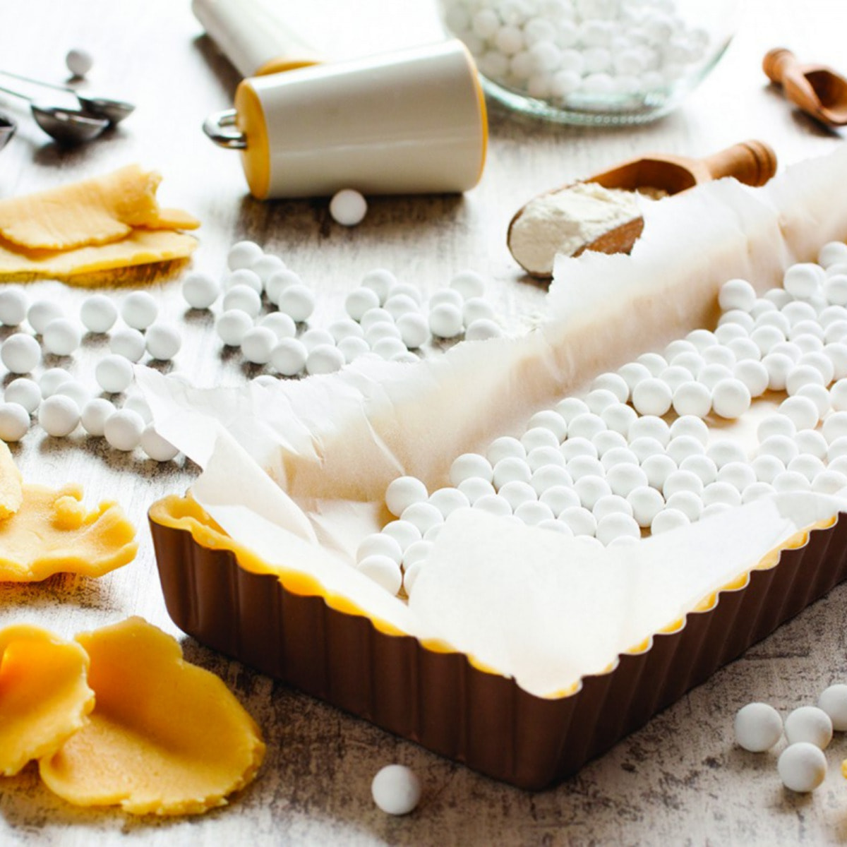 Billes pour fond de tarte en céramique