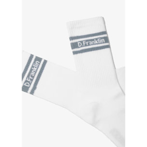 Pack de Calcetines Stripes Blanco D.Franklin