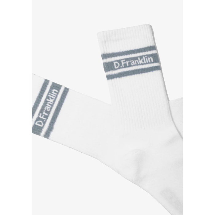 Pack de Calcetines Stripes Blanco D.Franklin