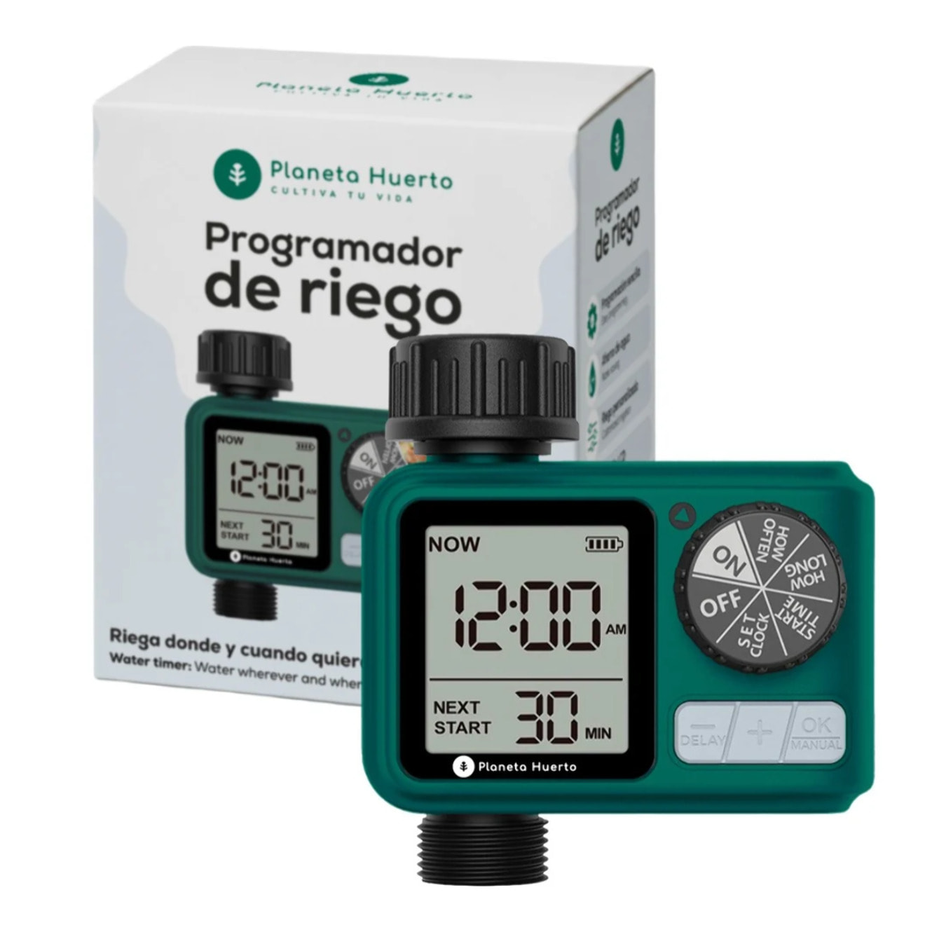 Programador de Riego Digital Planeta Huerto