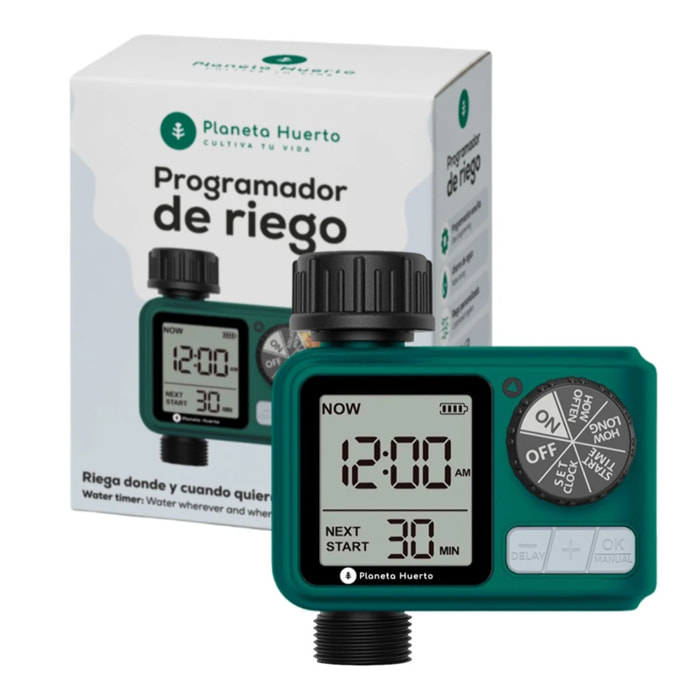 Programador de Riego Digital Planeta Huerto
