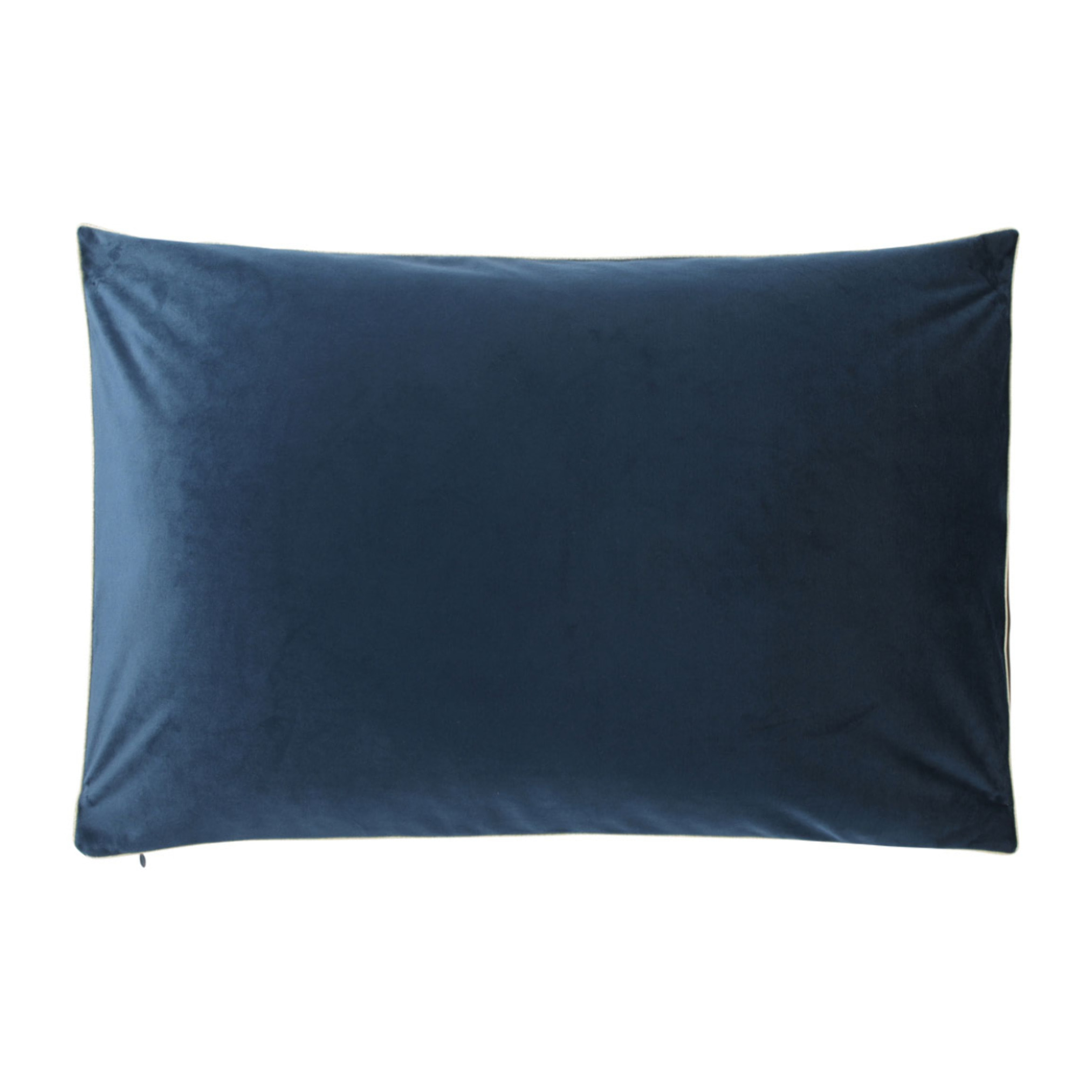 Housse de coussin unie en velour, GATSBY, Bleu russe