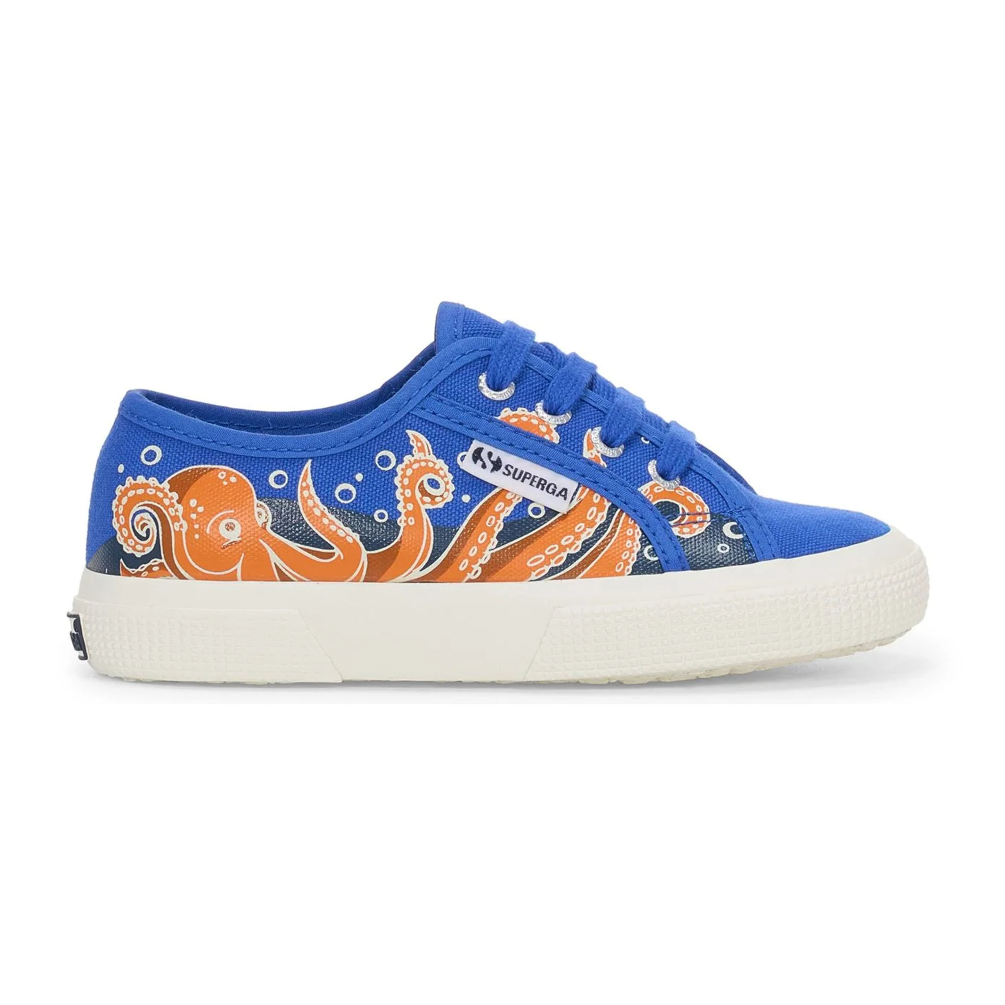 Le Superga Bambino/a Blu 3750 Kids Octopus Print Leggera