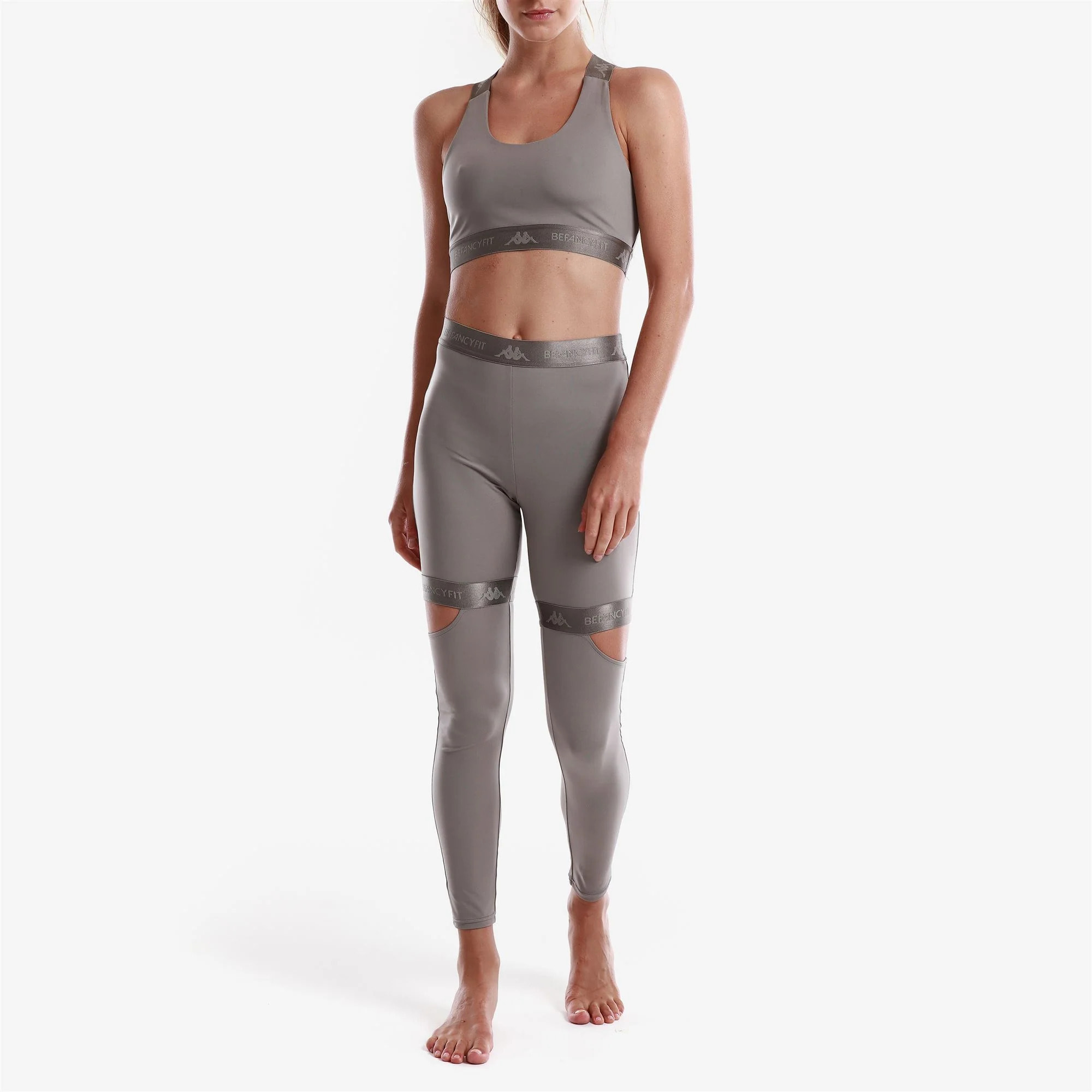 Kappa - Pantaloni Donna Grigio - AUTHENTIC BEST