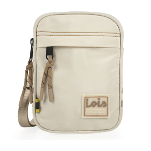 Bandolera Hombre Sintetica Lois Howson Beige