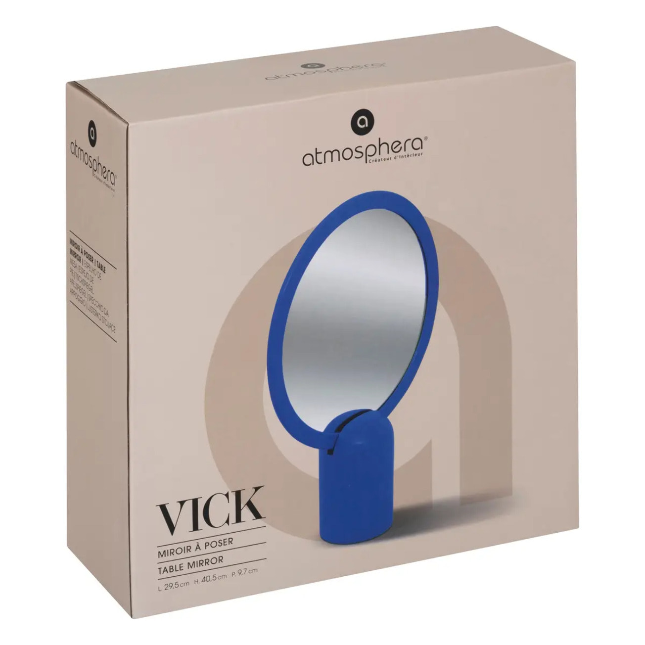 Miroir à poser "Vick" H41cm