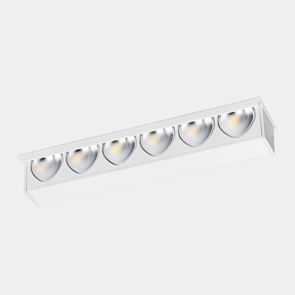 LEDS C4 Downlight Bento Wall Washer 6 LEDS 6 Blanco cálido - 2700K CRI 90 Negro IP20 421lm