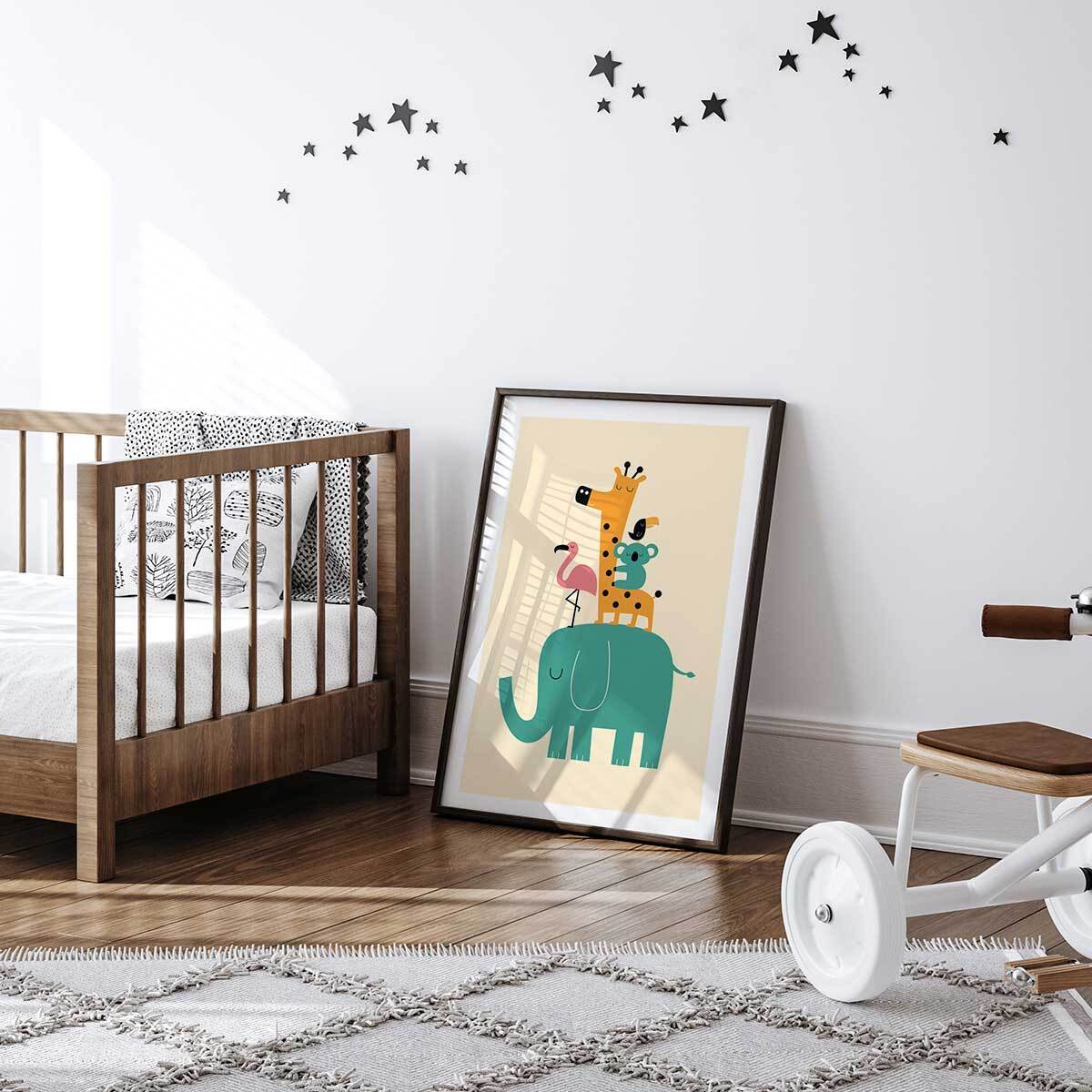 Affiche enfant pyramide des amis  Affiche seule