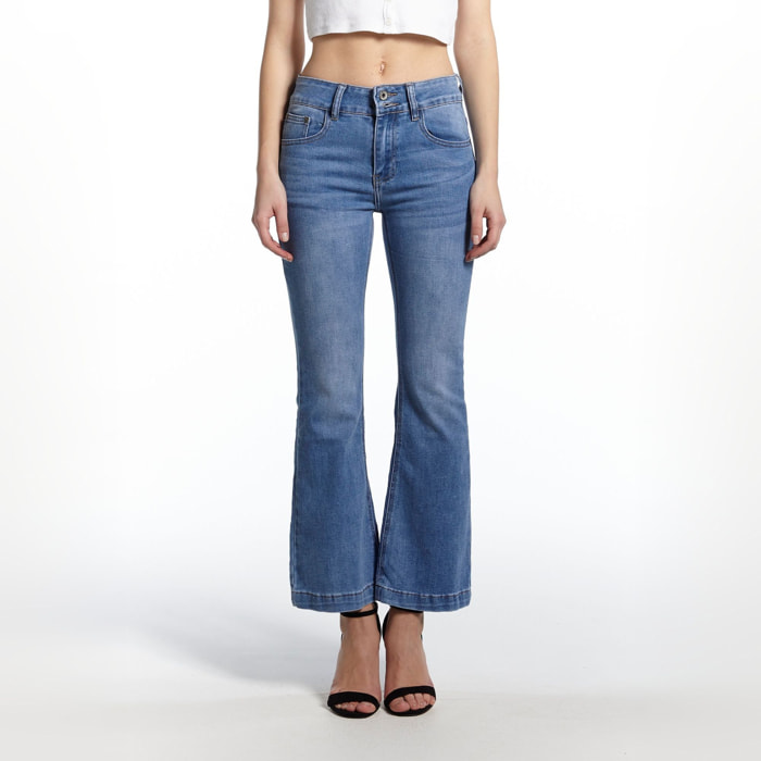 Jeans - cotone - blu denim