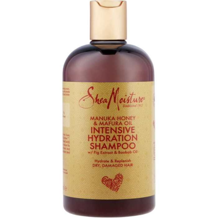 Pack de 3 - Shampooing Shea Moisture Hydratation Intense au Miel de Manuka et huile de Mafura (384ml)