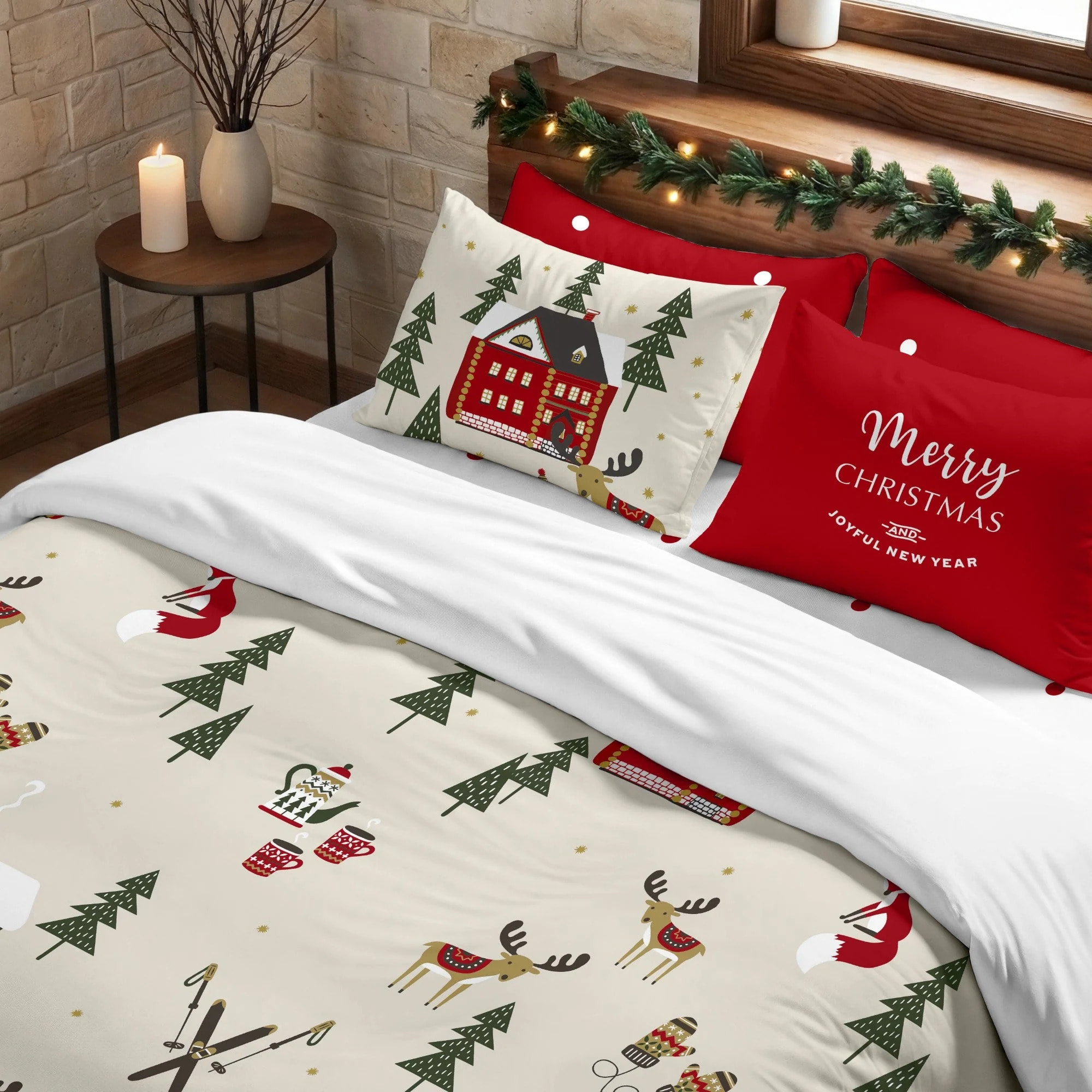 Housse de couette avec boutons-pression Laponia 19