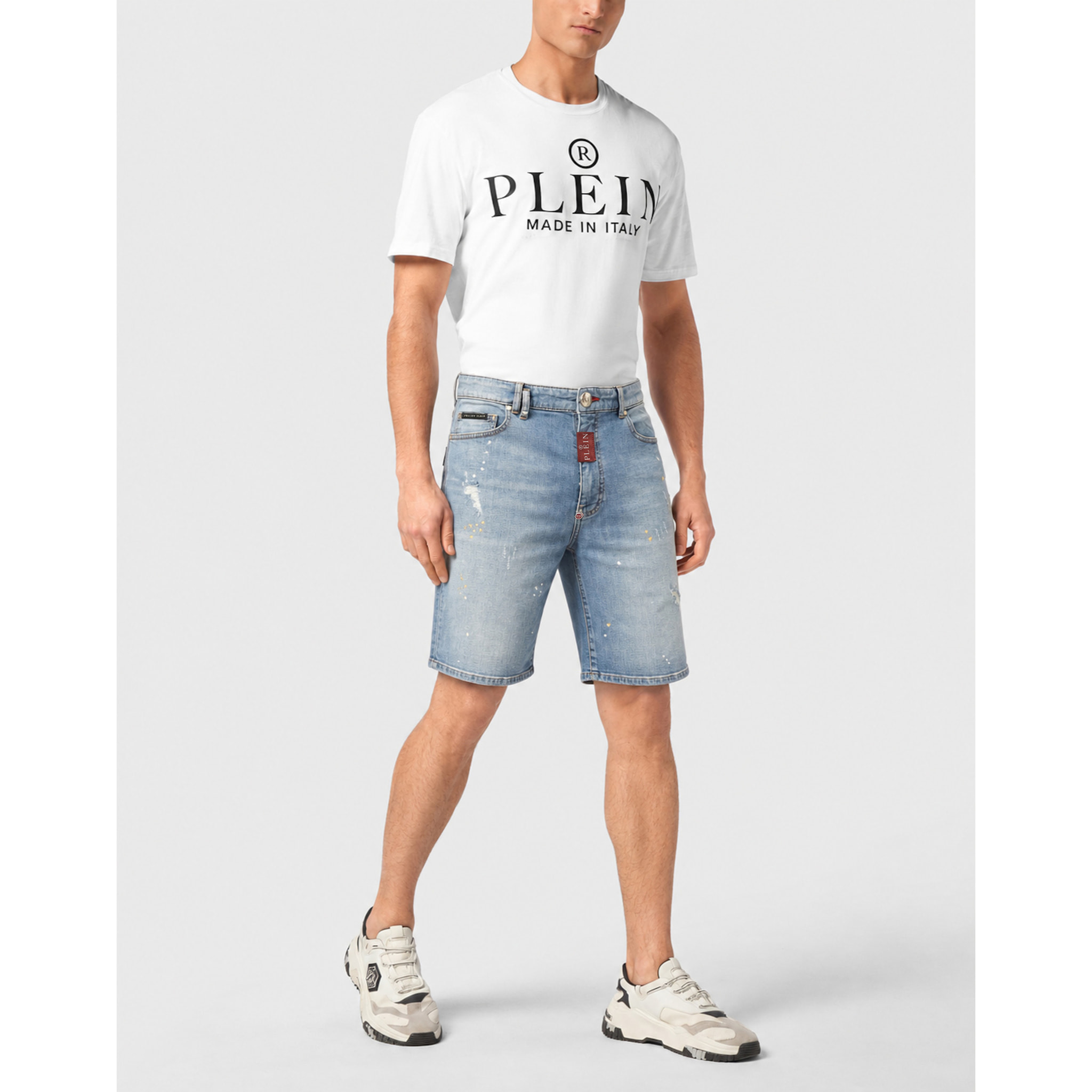 PHILIPP PLEIN Pantalones cortos vaqueros Fermentera BASIC
