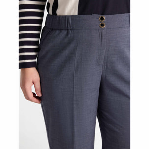 Fiorella Rubino - Pantaloni wide leg - Blu