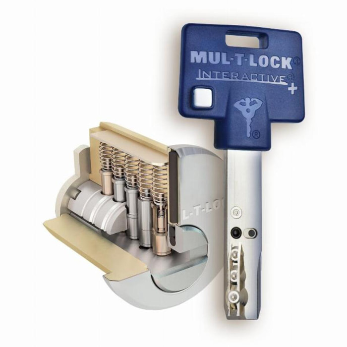 Cylindre MTL600 262S+ 80 40-40 NM PAN MUL-T-LOCK 3 clés PVC bleues B.R.- EUM6P4040XX3PBLVR
