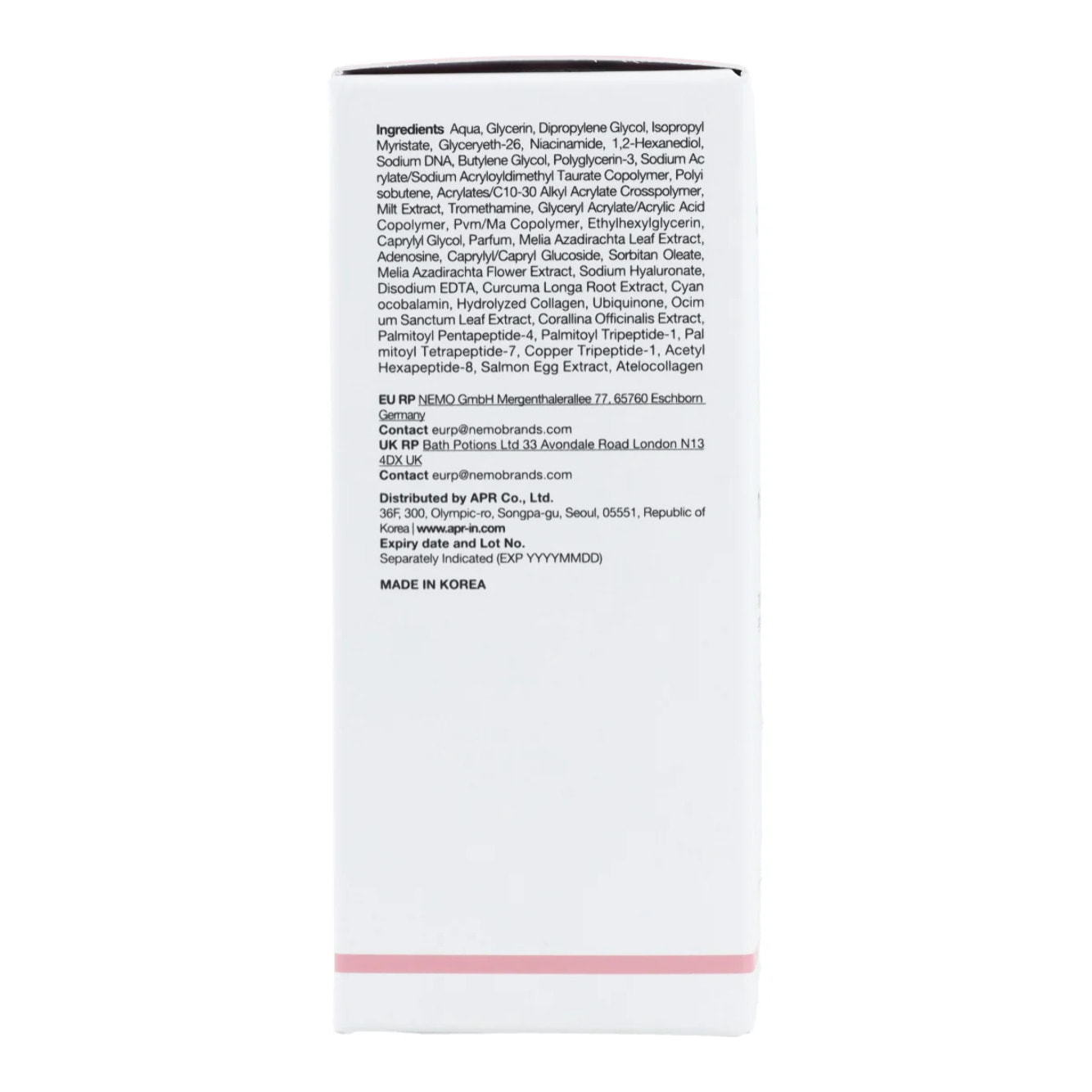 Sérum facial PDRN Pink Peptide Serum Medicube 30 ml