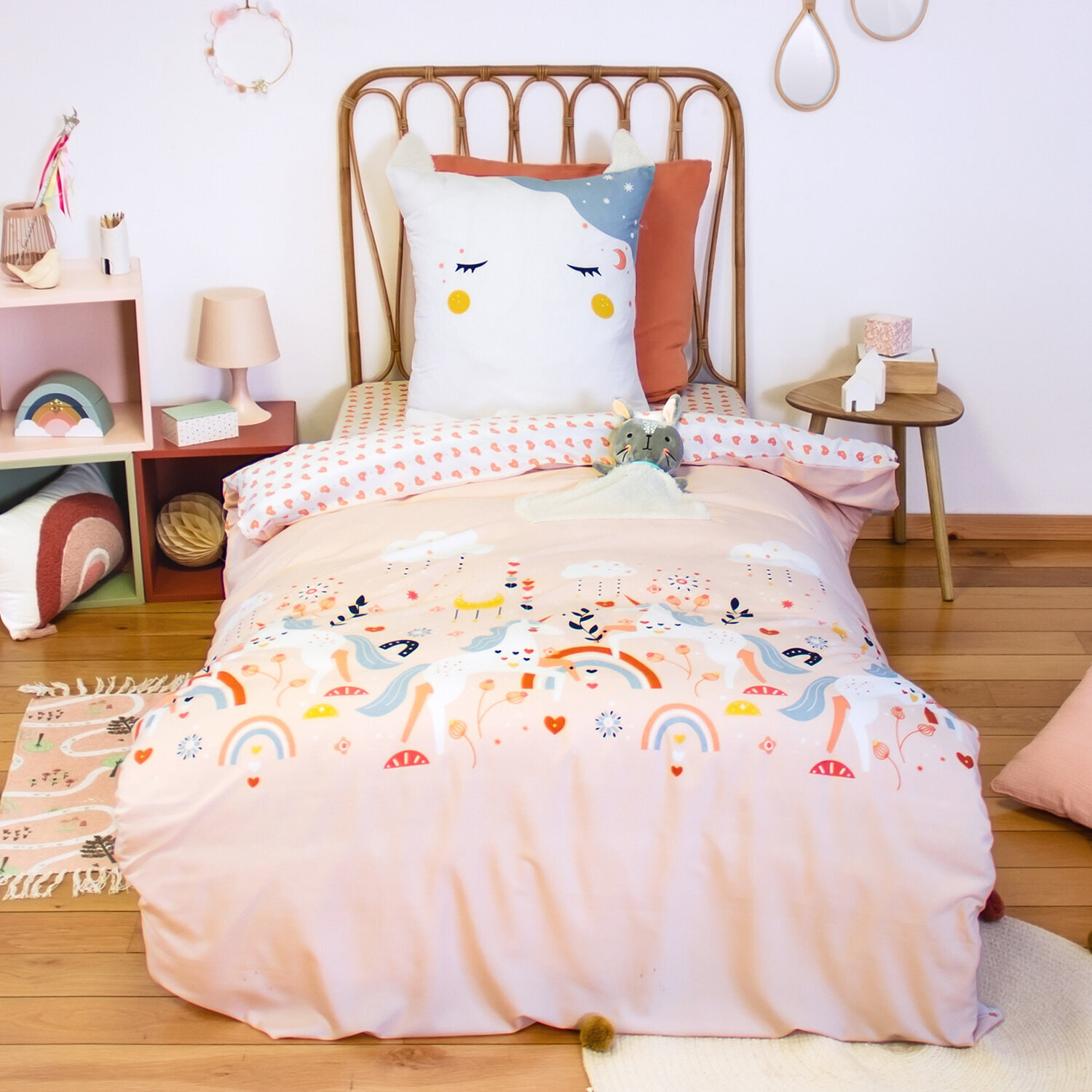 Parure de lit enfant 100% microfibre - feerique