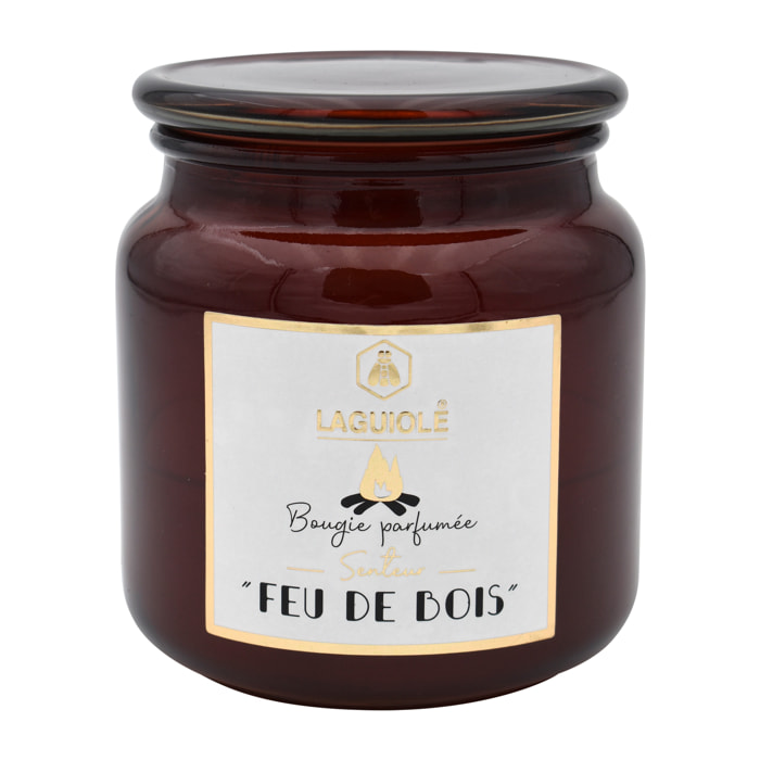 Bougie parfumée au feu de bois - 200g