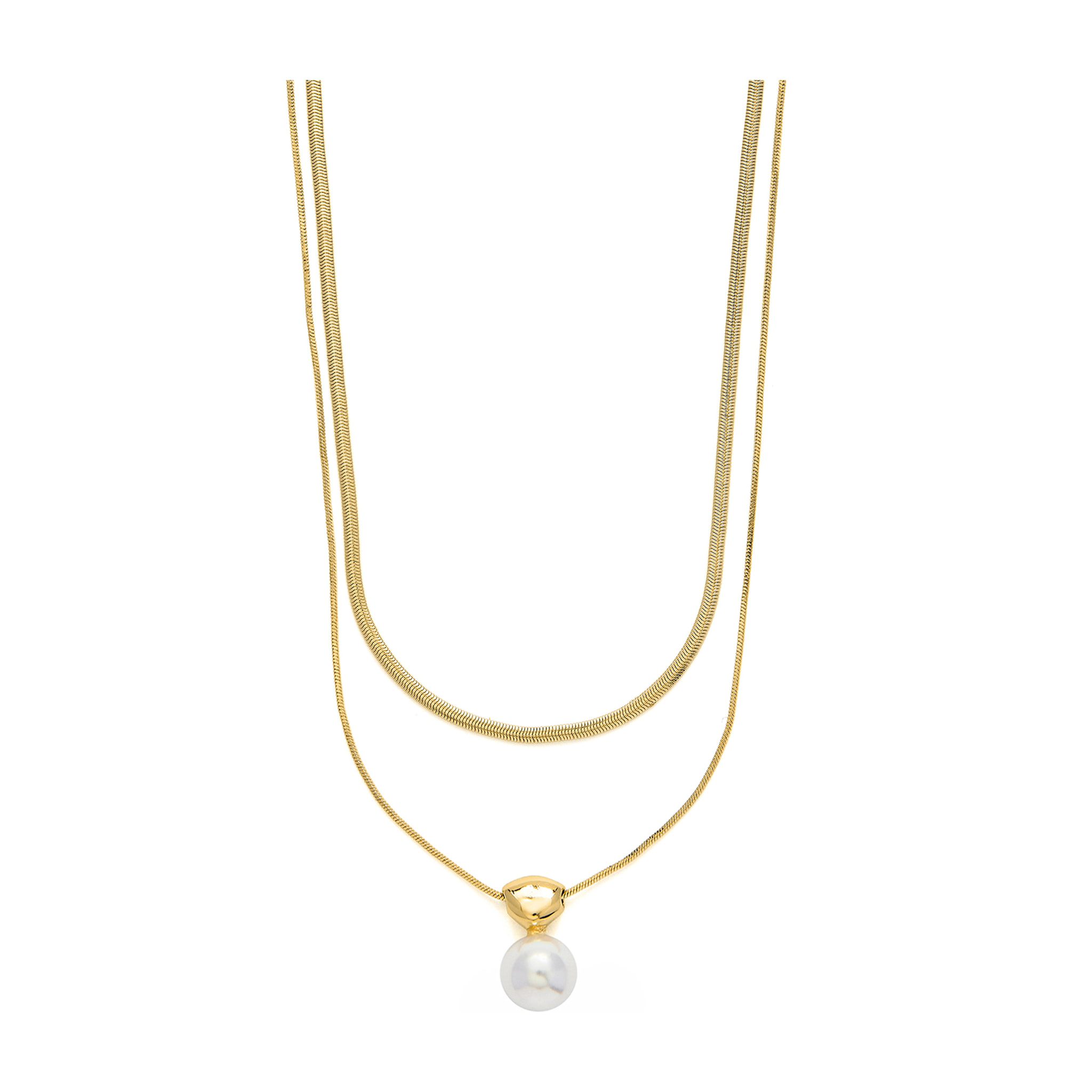 Collar Cerya acabado oro amarillo 18k