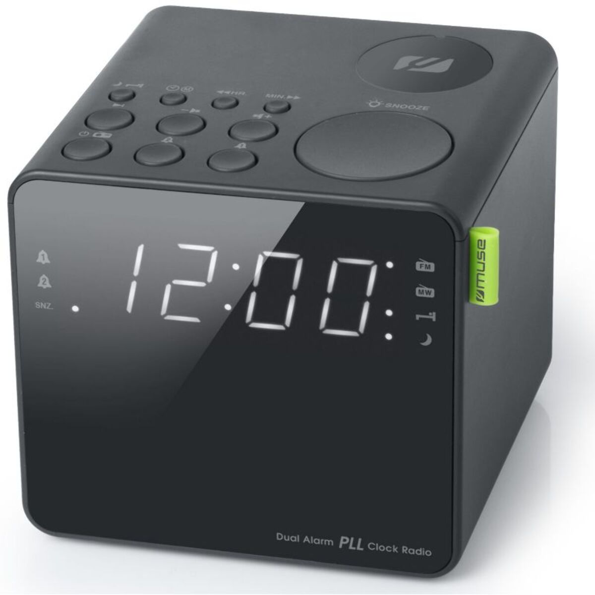 Radio réveil MUSE M-187 CR noir