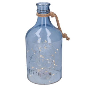 Bottiglia in vetro con led cmø14,5h30