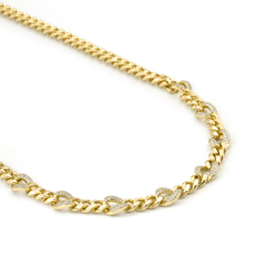 Collar Balhaj acabado oro amarillo 18k