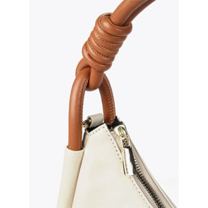 Borsa hobo con manici rotondi