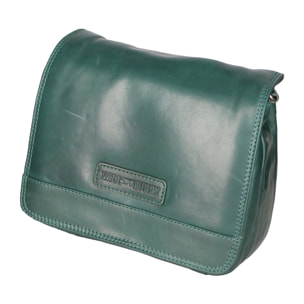 Borsa a tracolla da uomo - Modello Talos - 100% pelle - 21.0 x 23.0 x 8.0 cm