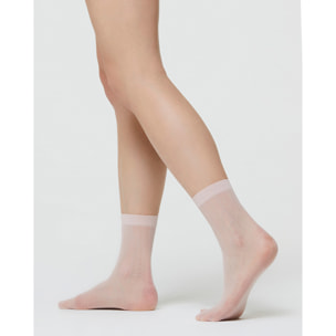 CALZINO VELATO NATALIE CON MICRO MOTIVI ROMBI