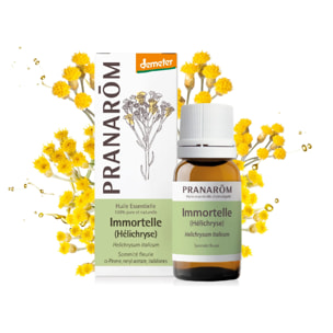 Pranarom - Huile Essentielle d'Immortelle (Hélichryse) Demeter - Bio Demeter - 2 ml