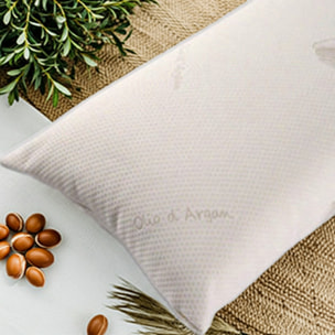 EFFE Guanciale Olio d'Argan Linea della Natura 48x78x19 cm_Soffice, Nutriente_Made in Italy