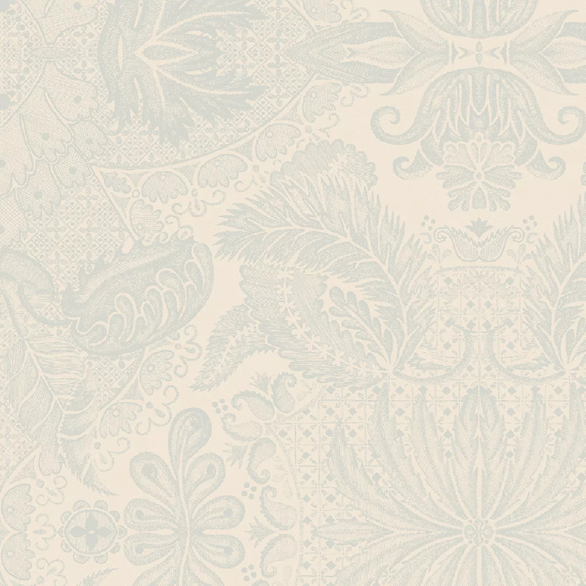 Serviette pur coton motif jacquard beige Mille isaphire parchemin