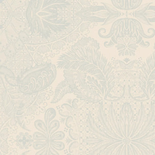 Serviette pur coton motif jacquard beige Mille isaphire parchemin