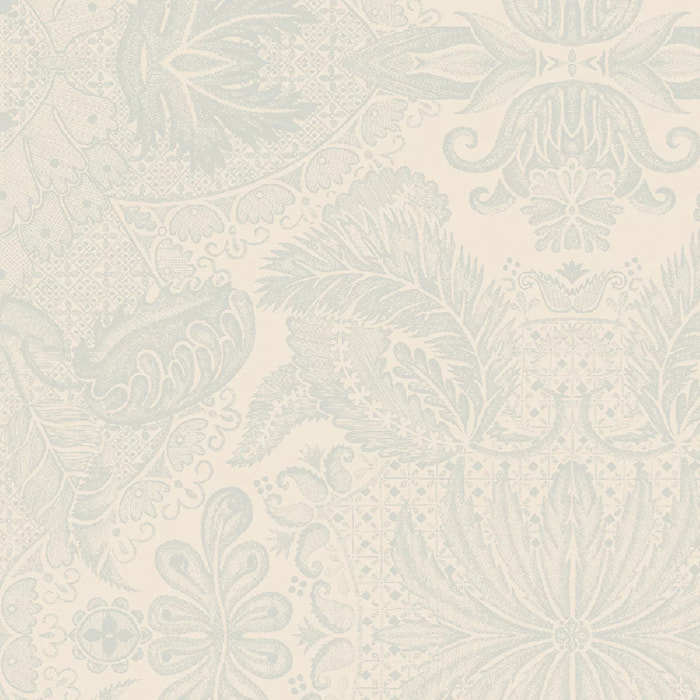 Serviette pur coton motif jacquard beige Mille isaphire parchemin