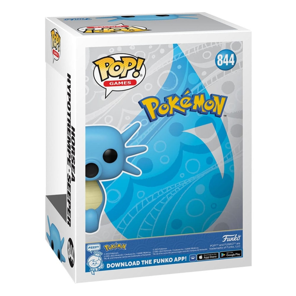 Pokemon Funko Pop! Games Vinile Figura Horsea 9 Cm